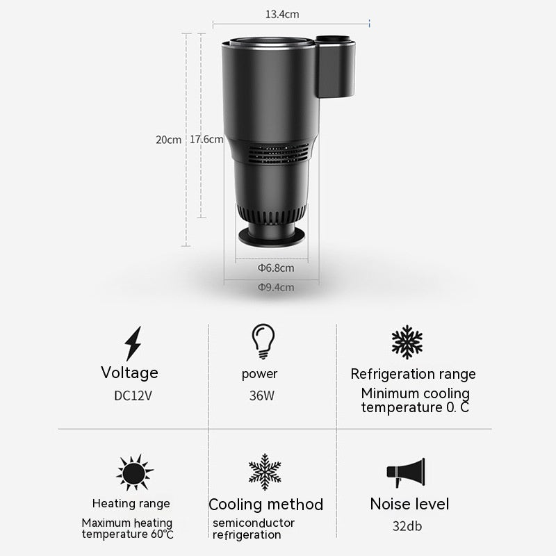 Mini Car Beverage Cooler & Warmer